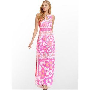 LILLY PULITZER Didi Multi Pansy Dance Maxi Dress
